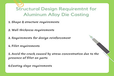 Strukturelle Konstruktion sanford rungen für Druckguss aus Aluminium legierung